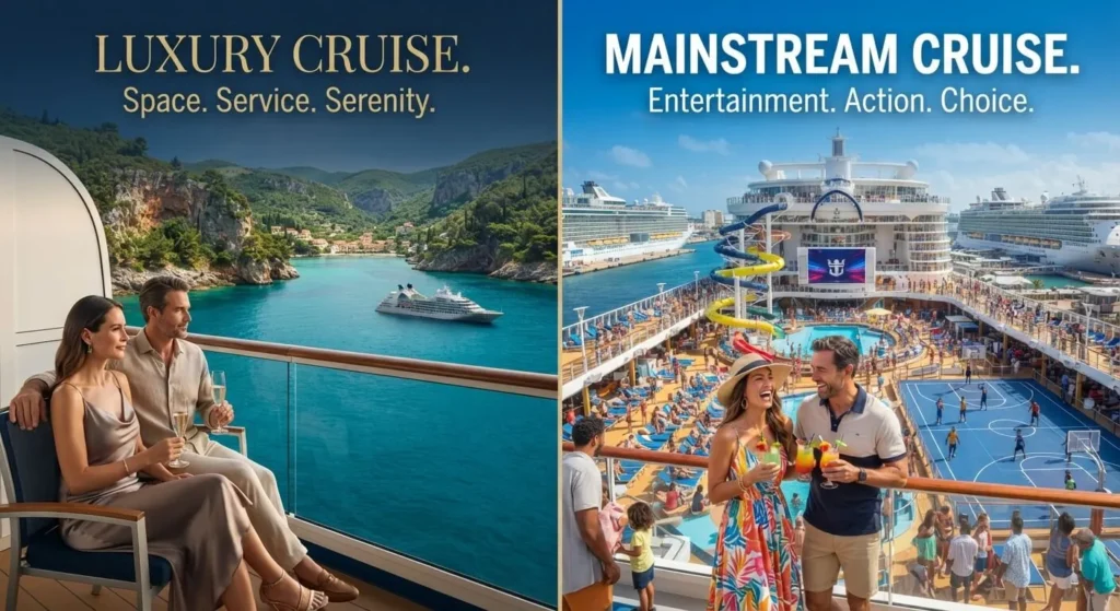 Luxury vs Mainstream Cruise: Which Cruise Style Is Right for You?