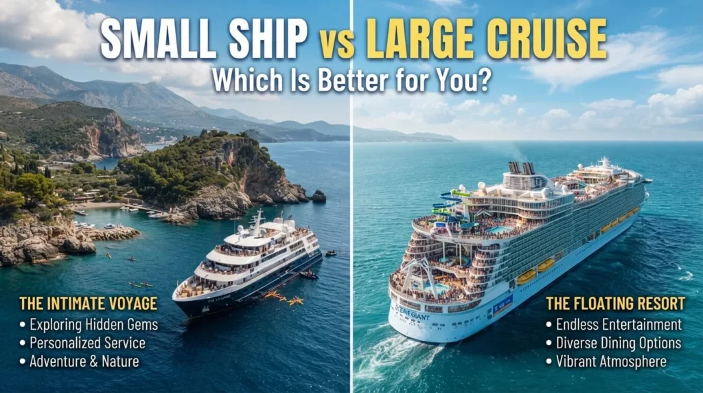 Small Ship vs Large Cruise: Which Is Better for You?