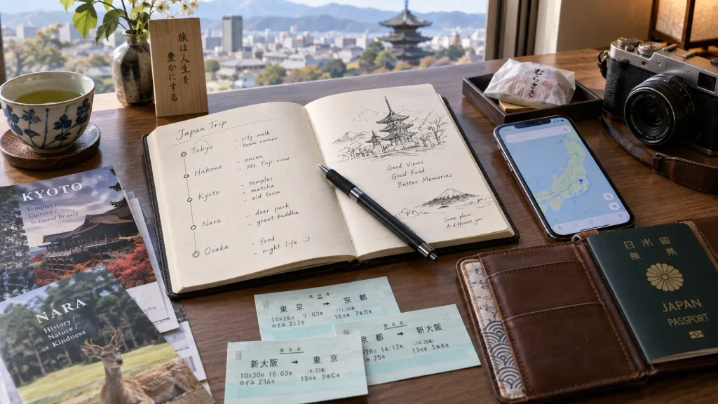 Planning a first trip itinerary for Japan