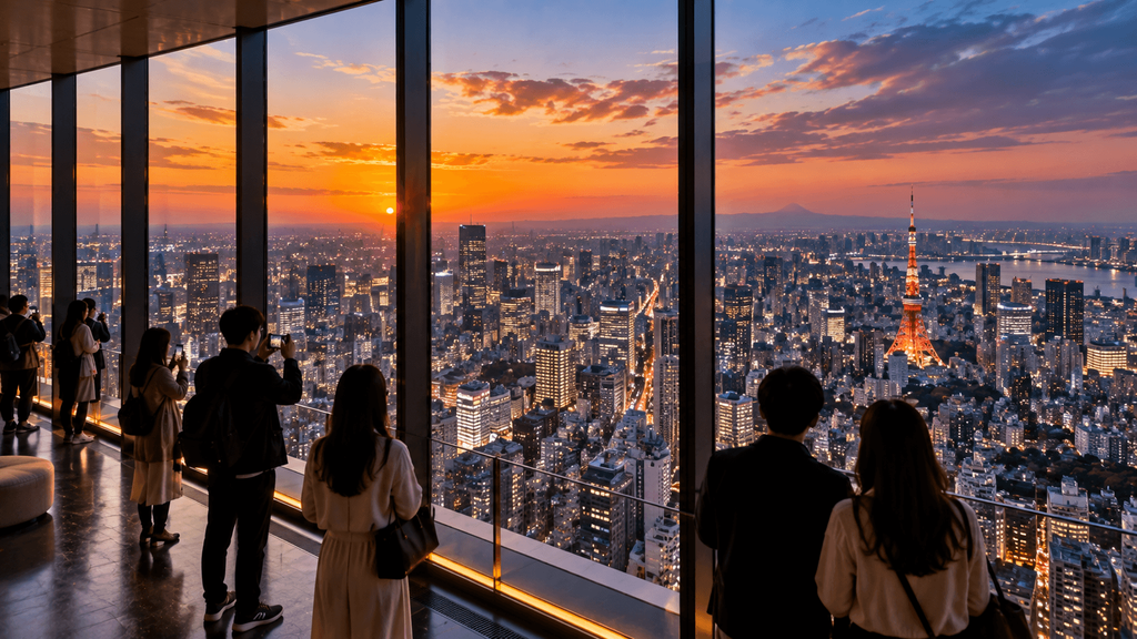 Tokyo Skyline From Observation Deck 8 (1)